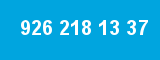 926 218 13 37